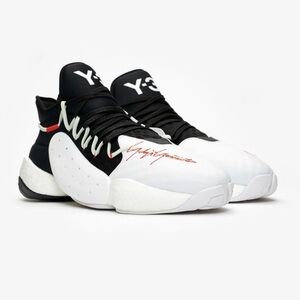Yohji Yamamoto Y-3 Black White Red Sneakers